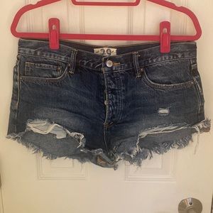 Free People Jean Shorts